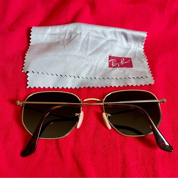 Ray Bans ‘Hexagonal’ Sunglasses (RB3548) - Picture 2 of 4